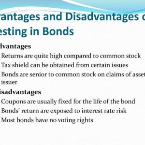 Bonds disadvantages advantages